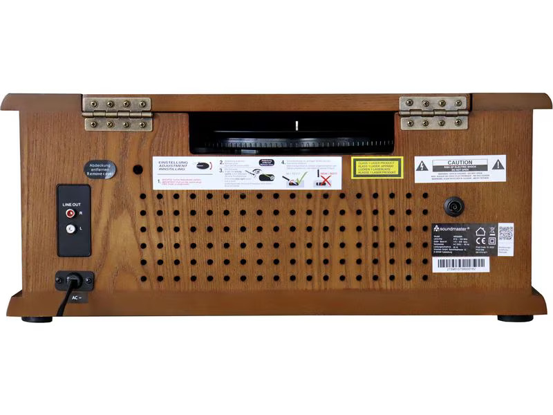 soundmaster Stereoanlage NR566BR Braun