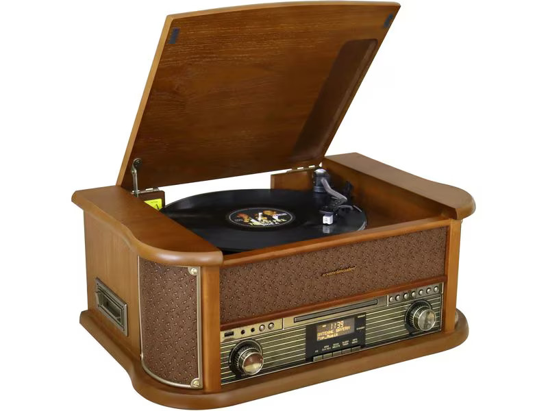 soundmaster Stereoanlage NR566BR Braun