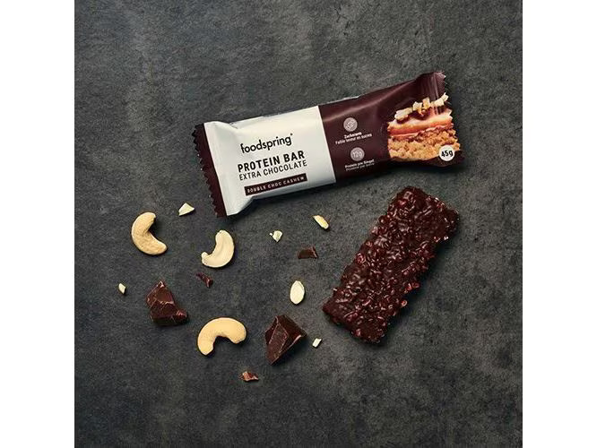 Foodspring Riegel Extra Chocolate Doppelte Schokolade