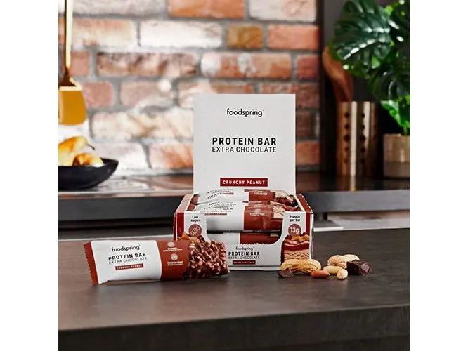 Foodspring Riegel Extra Chocolate Crunch/Erdnuss