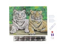 CRAFT Buddy Bastelset Crystal Art Kit Tigers 40 x 50 cm