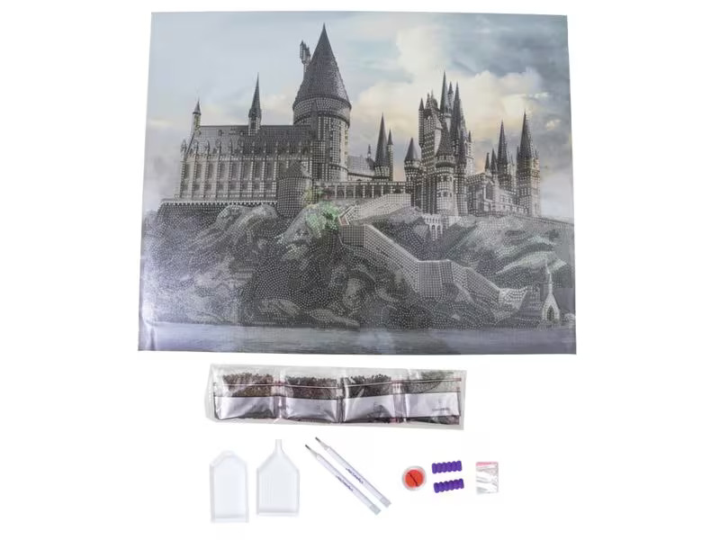 CRAFT Buddy Bastelset Crystal Art Kit Hogwarts Schloss