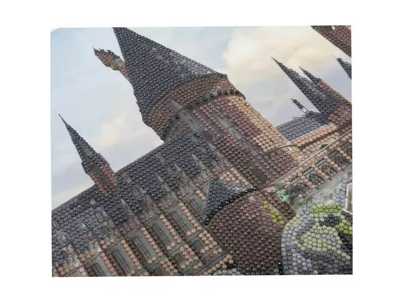 CRAFT Buddy Bastelset Crystal Art Kit Hogwarts Schloss