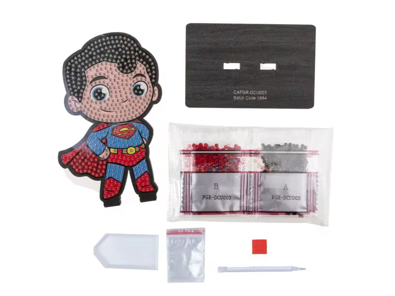 CRAFT Buddy Bastelset Crystal Art Buddies Superman