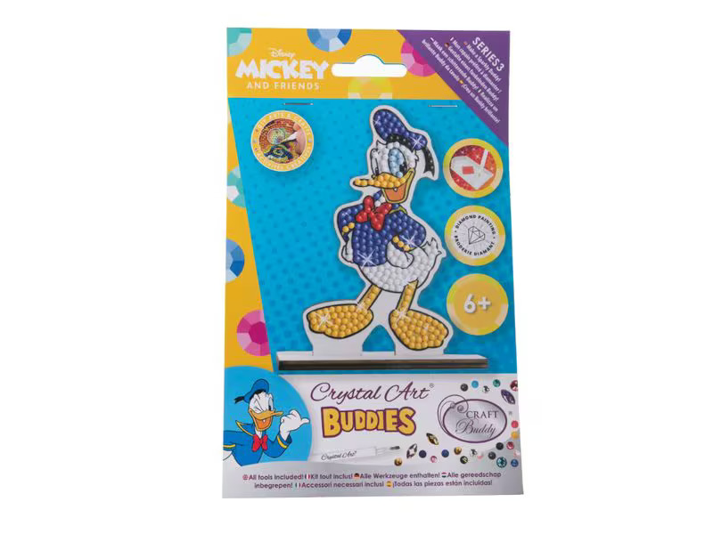CRAFT Buddy Bastelset Crystal Art Buddies Donald Duck