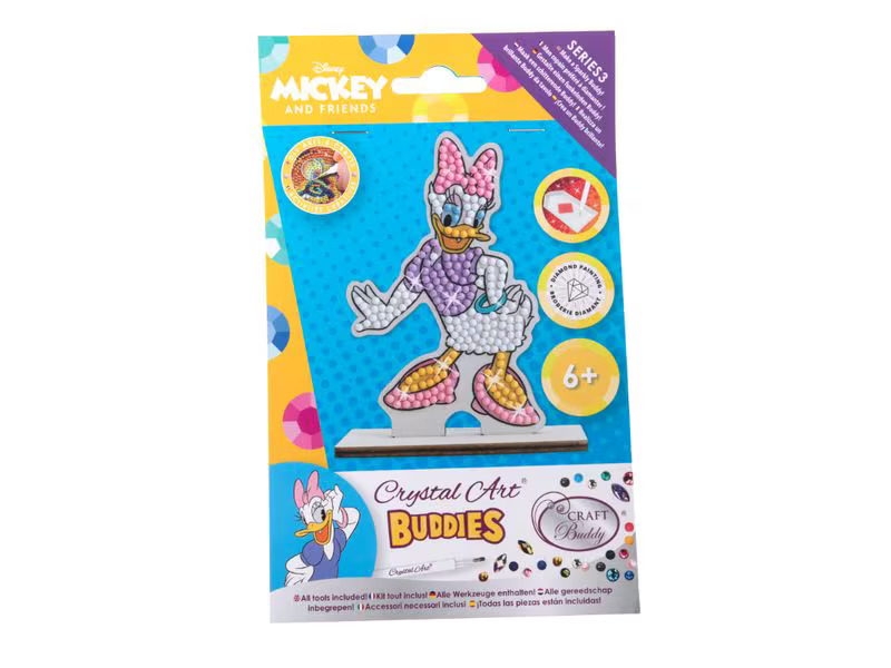 CRAFT Buddy Bastelset Crystal Art Buddies Daisy Duck