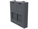 Max Hauri Keystone-Modul für 2x RJ-45, Anthrazit