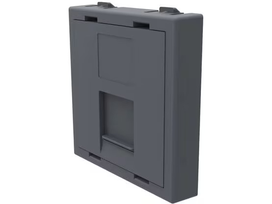 Max Hauri Keystone-Modul 45 x 45 mm für 1x RJ-45, Anthrazit