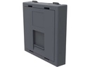 Max Hauri Keystone-Modul 45 x 45 mm für 1x RJ-45, Anthrazit
