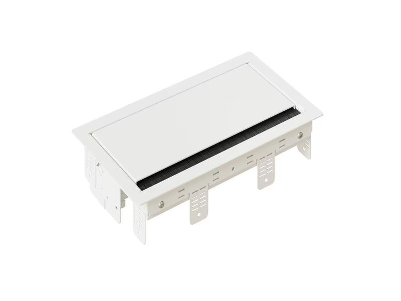 Max Hauri Einbaurahmen BOX S 3-Fach Weiss
