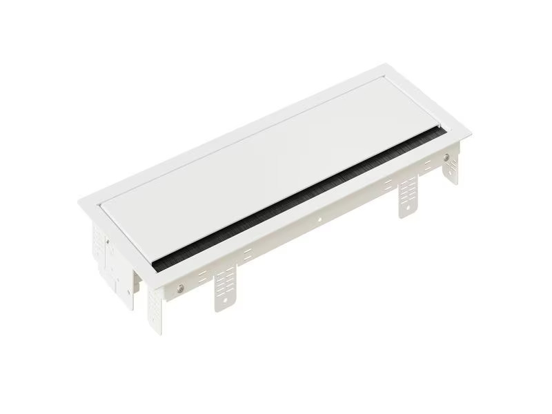 Max Hauri Einbaurahmen BOX L 6-Fach, Weiss