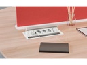 Max Hauri Einbaurahmen BOX L 6-Fach, Weiss