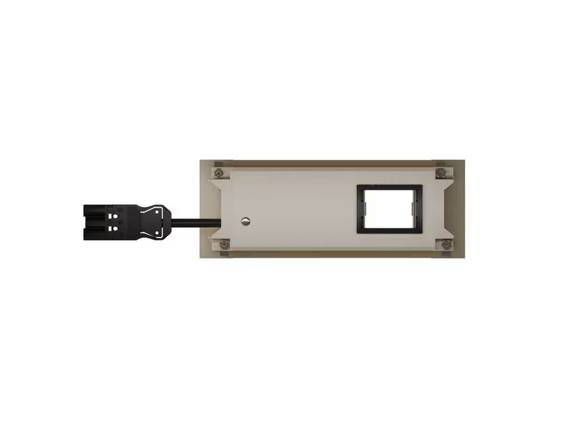 Max Hauri Steckdoseneinheit INTRO2.0 T13, USB-A/C, Leermodul Weiss