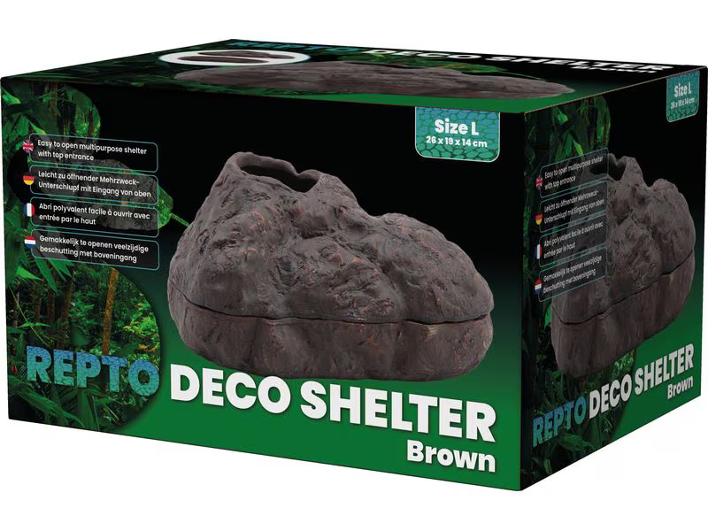 Repto Deco Shelter Braun L