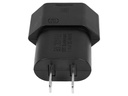 STEFFEN Reiseadapter T11 / USA, Schwarz