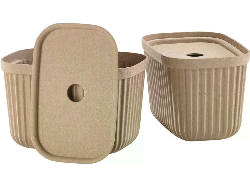 Zone Denmark Aufbewahrungsbox Pulp S 2 Stück, Beige