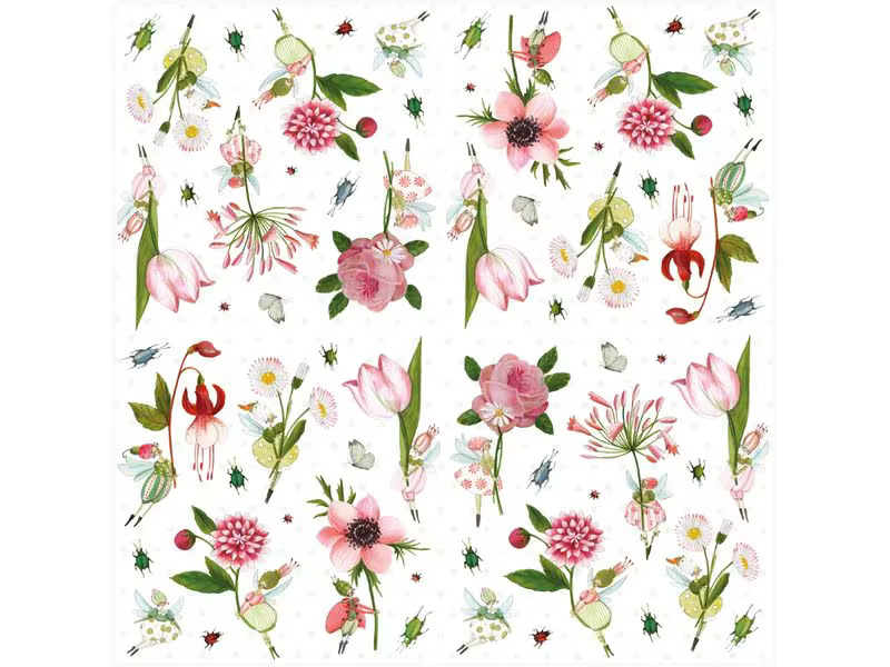 Grätz Papierservietten Blumenelfen 33 x 33 cm, 20 Stück
