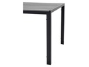 COCON Tisch Alice, 150 x 90 cm, Grau/Schwarz