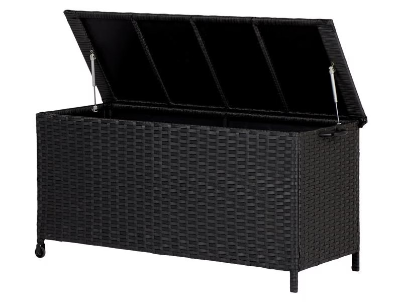 COCON Gartenbox Victoria, 133 x 63 x 45 cm, Schwarz