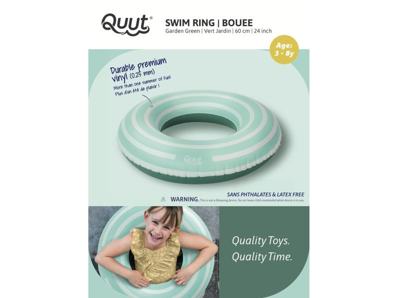 Quut Schwimmring Medium Garden Green 60 cm