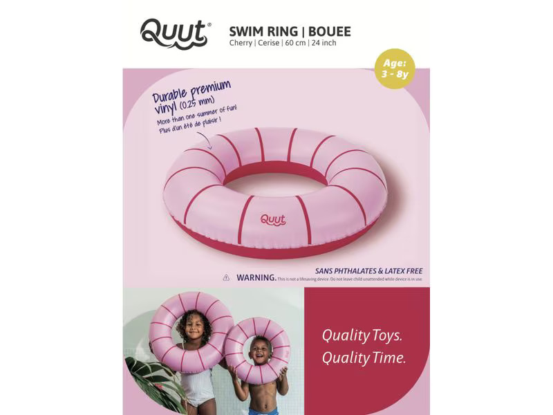 Quut Schwimmring Medium Cherry Red 60 cm