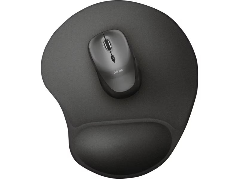 Trust Ergonomische Mausmatte Bigfoot Schwarz