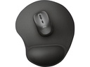 Trust Ergonomische Mausmatte Bigfoot Schwarz