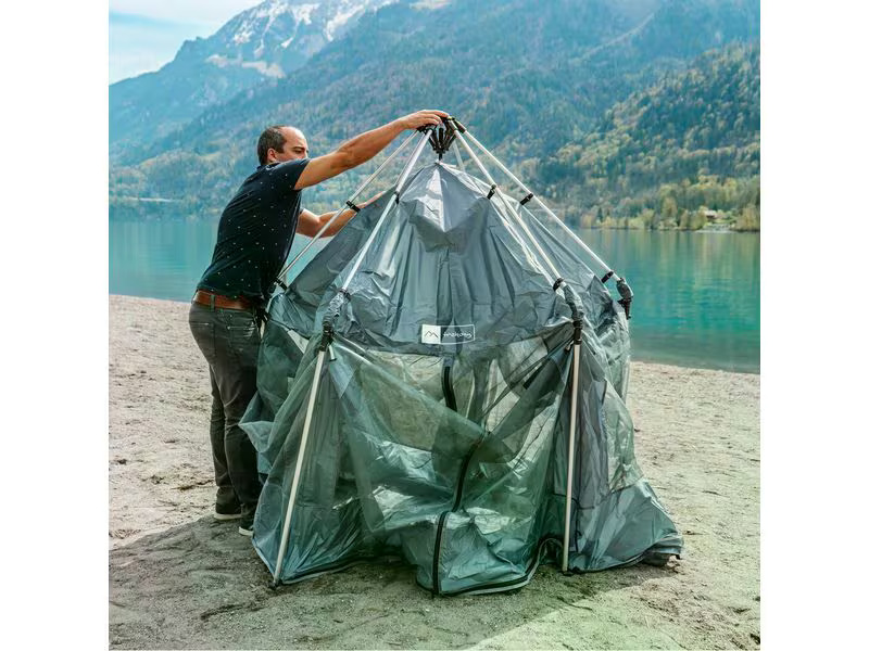 Trekony Pop-Up-Zelt Aluminium, Anthrazit