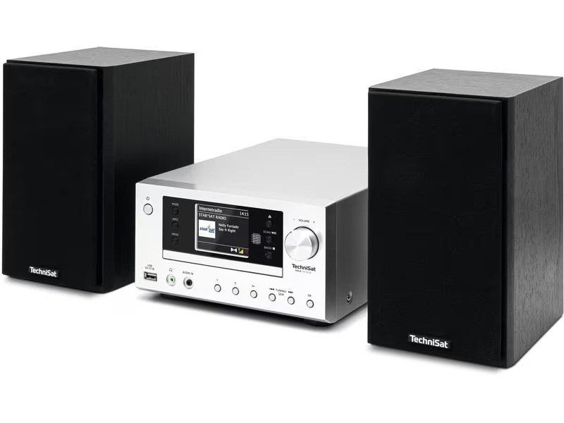 Technisat Micro-HiFi Anlage Viola 710 CD IR Schwarz/Silber