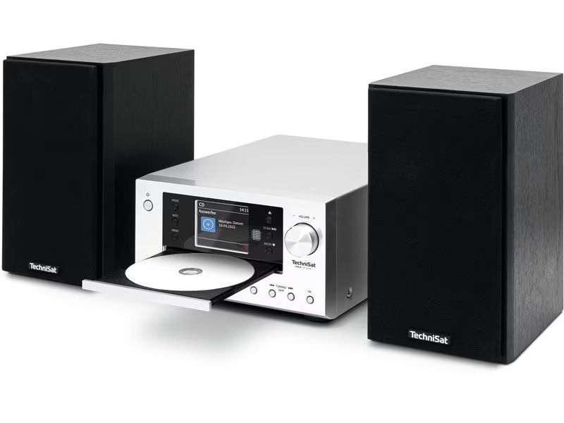 Technisat Micro-HiFi Anlage Viola 710 CD IR Schwarz/Silber