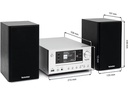 Technisat Micro-HiFi Anlage Viola 710 CD IR Schwarz/Silber