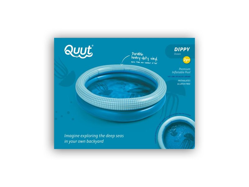 Quut Planschbecken Dippy – Ocean Ø 120 cm