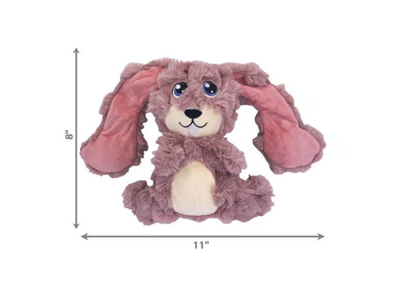 Kong Scrumplez Bunny M, 28 x 7 x 20 cm, rosa