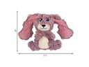 Kong Scrumplez Bunny M, 28 x 7 x 20 cm, rosa