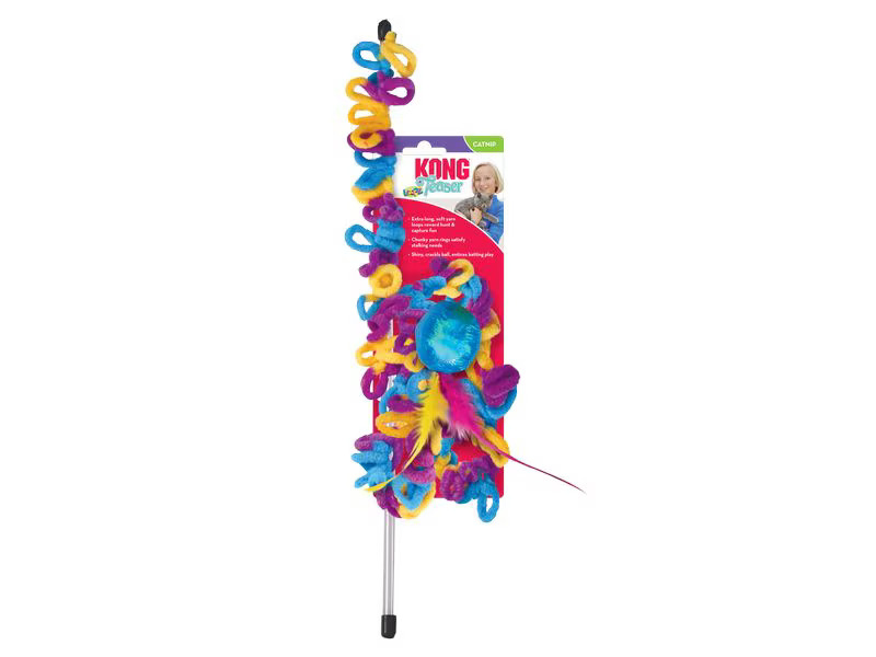 Kong Katzen-Spielangel Teaser Loopz, 147 x 4.5 x 4.5 cm