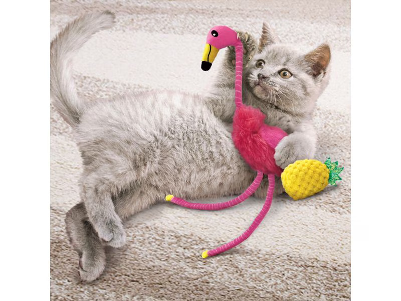 Kong Cat Tropics Flamingo 2-PK, 29.2 x 3.2 x 14 cm