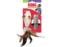 Kong Cat Refillables Plüschmaus mit Federn 12 cm, 40g