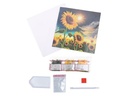 CRAFT Buddy Bastelset Crystal Art Card Sonnenblume