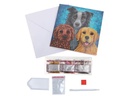 CRAFT Buddy Bastelset Crystal Art Card Hunde