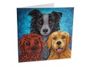 CRAFT Buddy Bastelset Crystal Art Card Hunde
