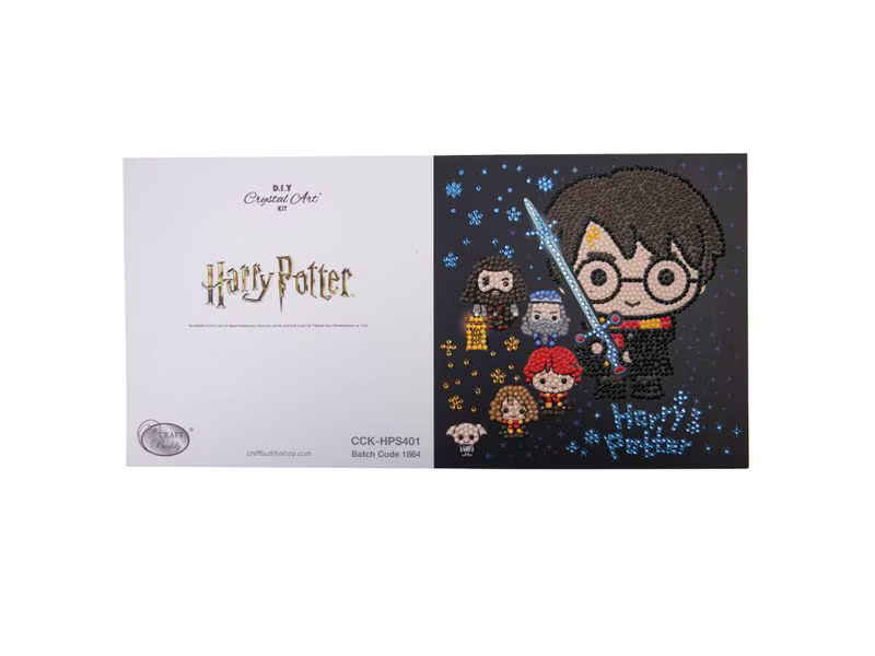CRAFT Buddy Bastelset Crystal Art Card Harry Potter Family