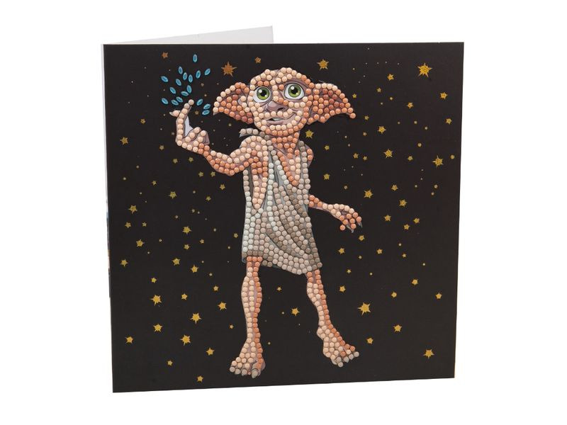 CRAFT Buddy Bastelset Crystal Art Card Dobby der Hauself