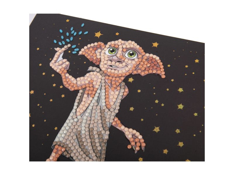 CRAFT Buddy Bastelset Crystal Art Card Dobby der Hauself