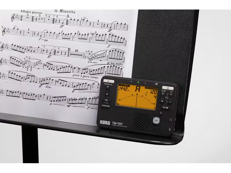 Korg Stimmgerät TM-70 Set Schwarz