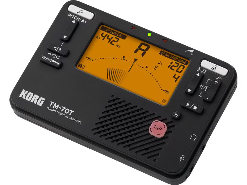 Korg Stimmgerät TM-70 Set Schwarz