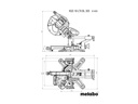 Metabo Akku-Kapp- und Gehrungssäge KGS 18 LTX BL, Kit