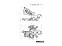 Metabo Akku-Kapp- und Gehrungssäge KGS 18 LTX BL 216, Kit