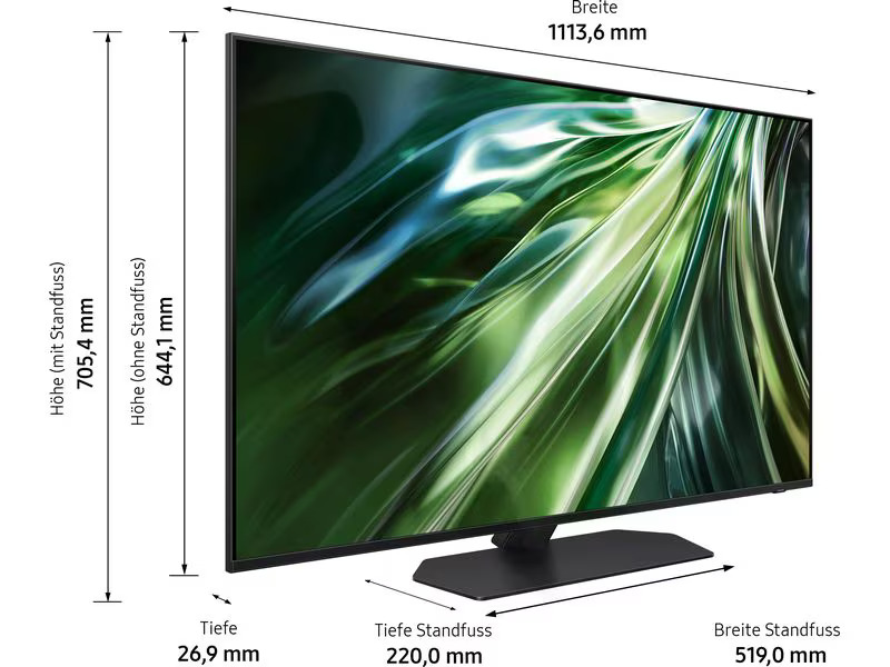 Samsung TV QE50QN90D ATXXN 50, 3840 x 2160 (Ultra HD 4K), QLED