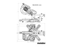 Metabo Kappsäge KGS 254 M, 1800 W, Ø 254 x 30 mm