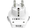 SKROSS Reiseadapter World – EU mit USB Ladegerät
